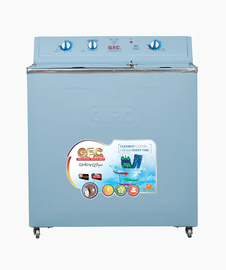 GFC GF-255 Twin Tub Washer & Dryer Machine Metal